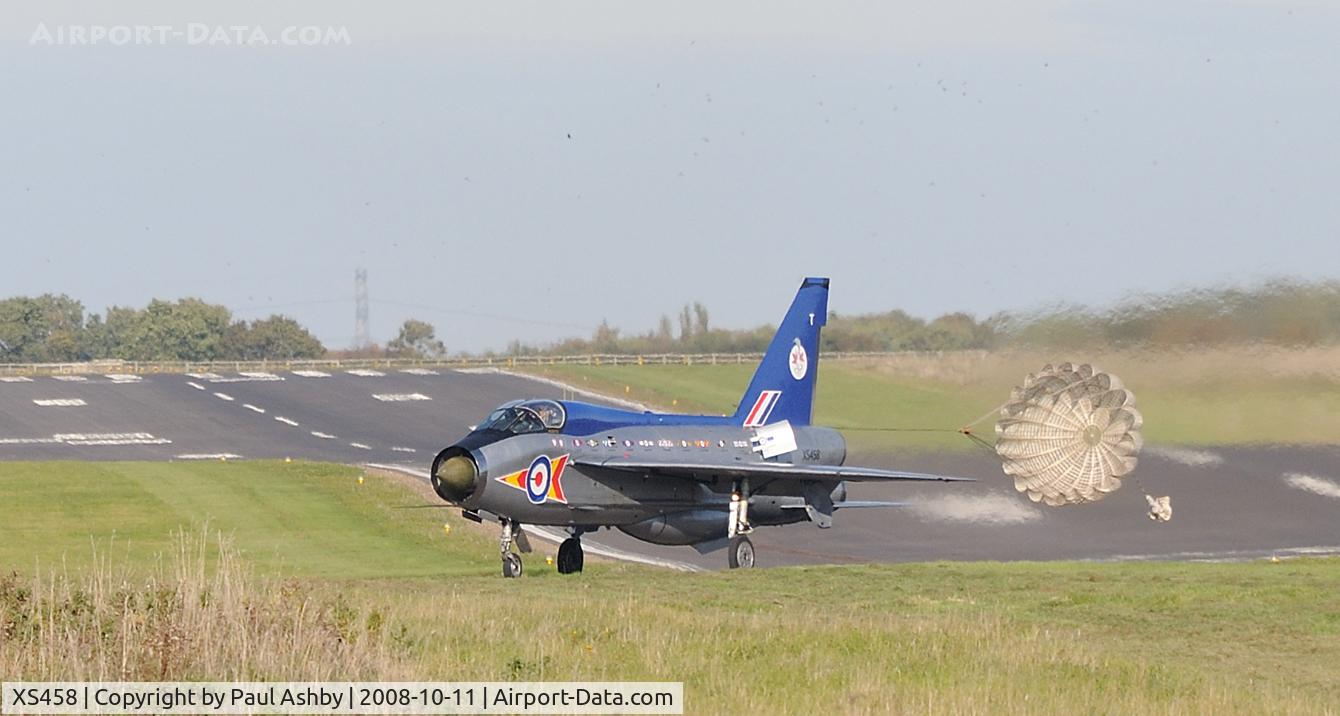 XS458, 1965 English Electric Lightning T.5 C/N 95018, English Electric Lightning