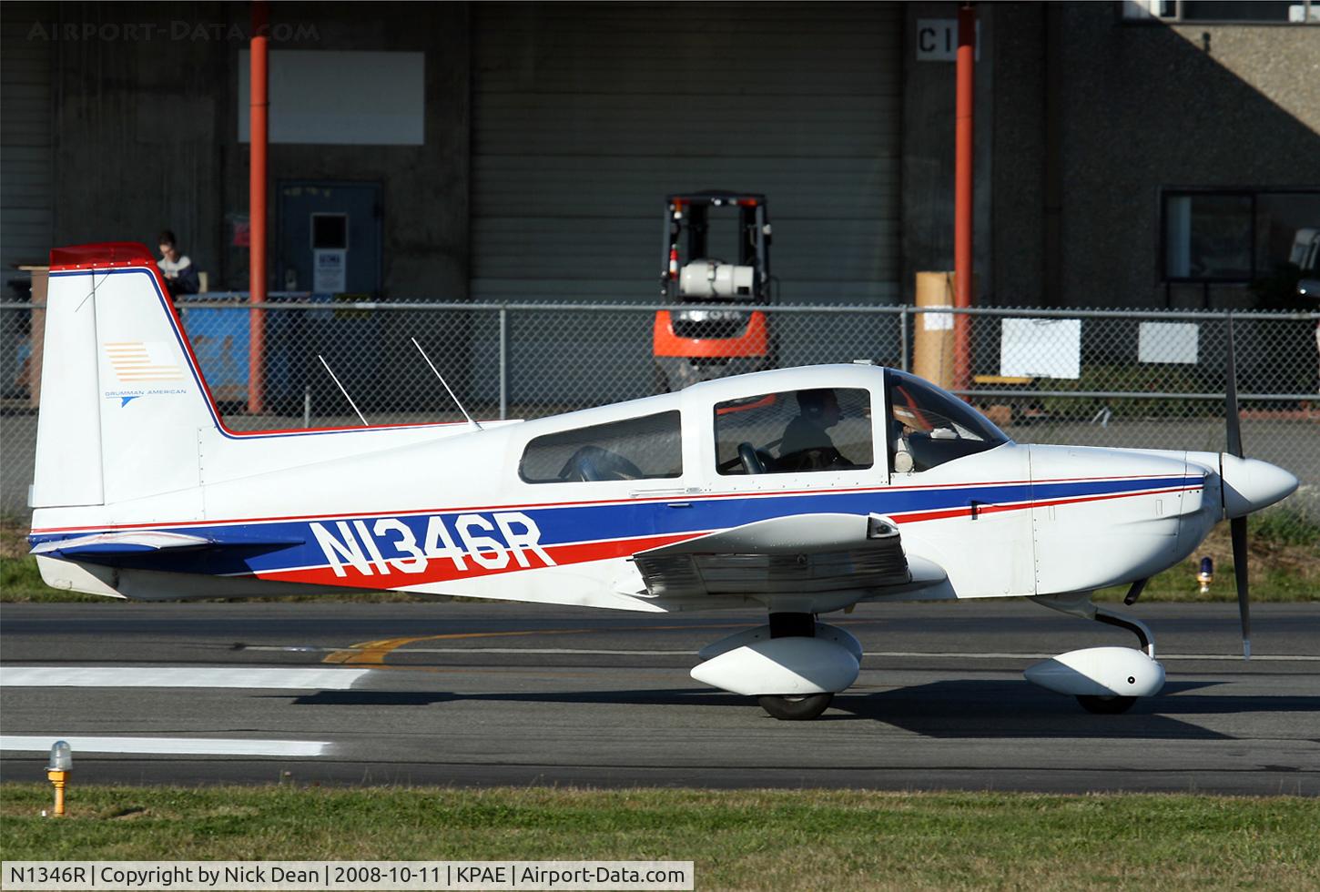 N1346R, 1975 Grumman American AA-5 Traveler C/N AA5-0746, KPAE