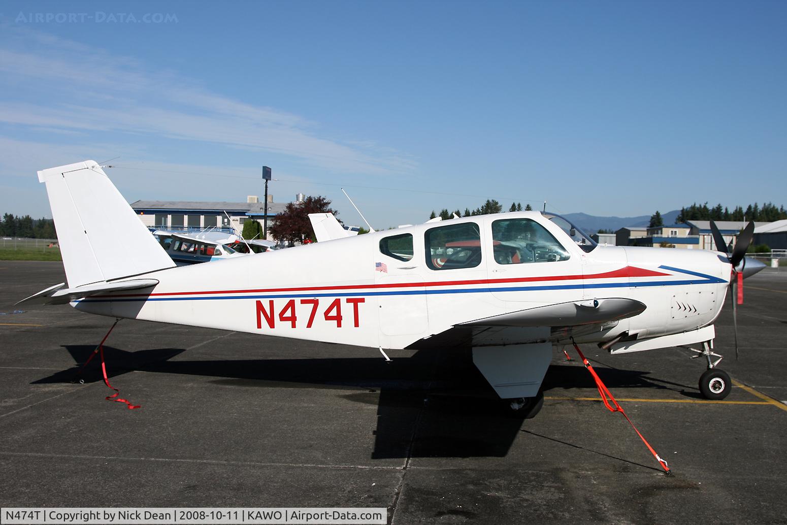 N474T, 1961 Beech 35-A33 Debonair C/N CD-298, /
