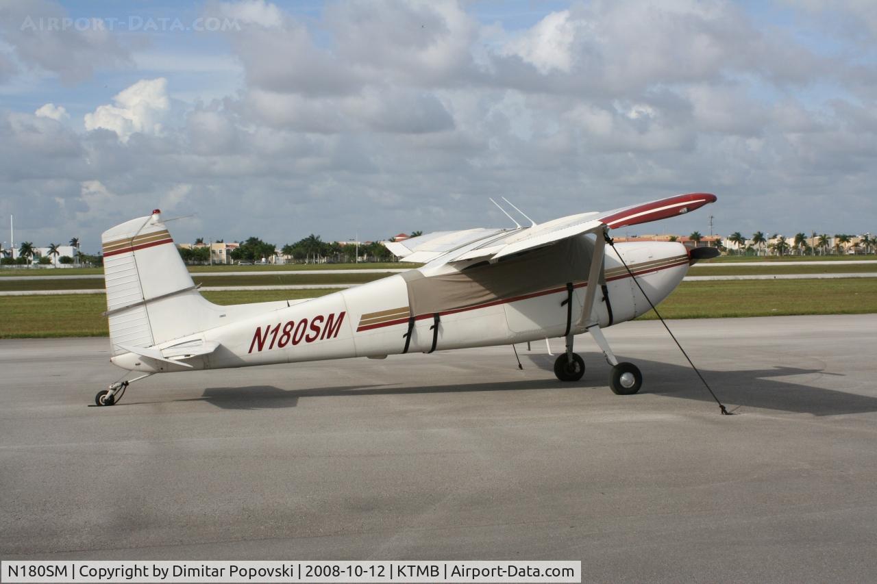 N180SM, 1953 Cessna 180 C/N 30442, Tamiami Airport