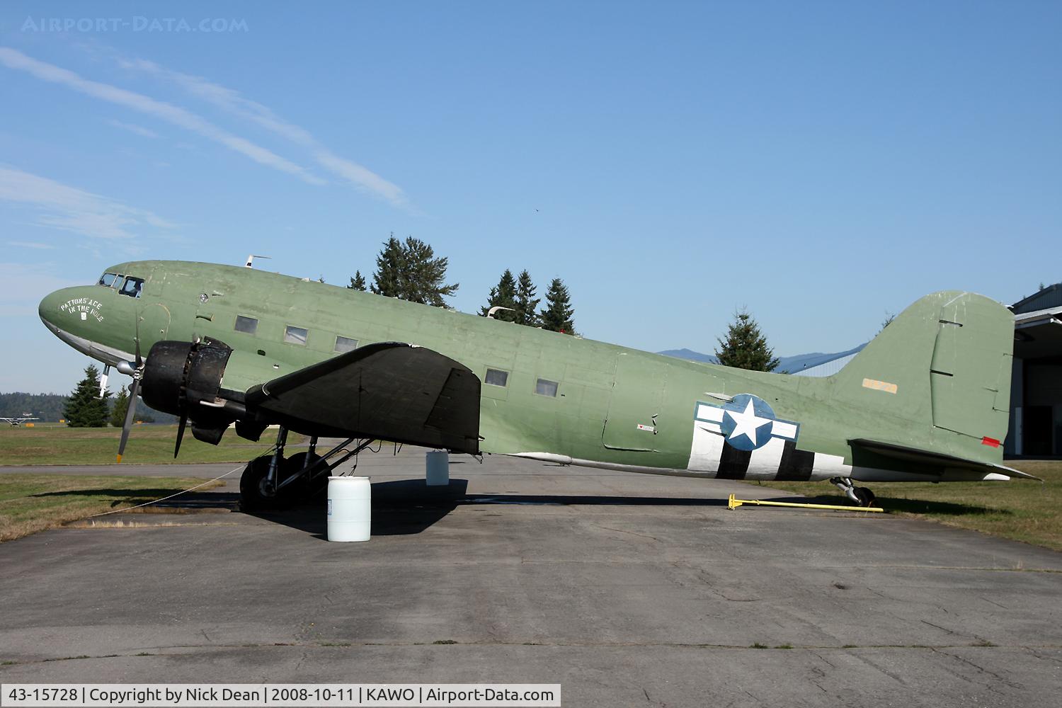 43-15728, 1944 Douglas DC3C-S1C3G (C-47A) C/N 20194, /