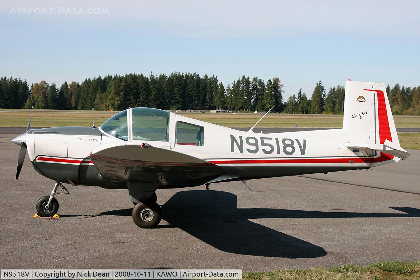 N9518V, 1969 Mooney M10 Cadet C/N 700008, /