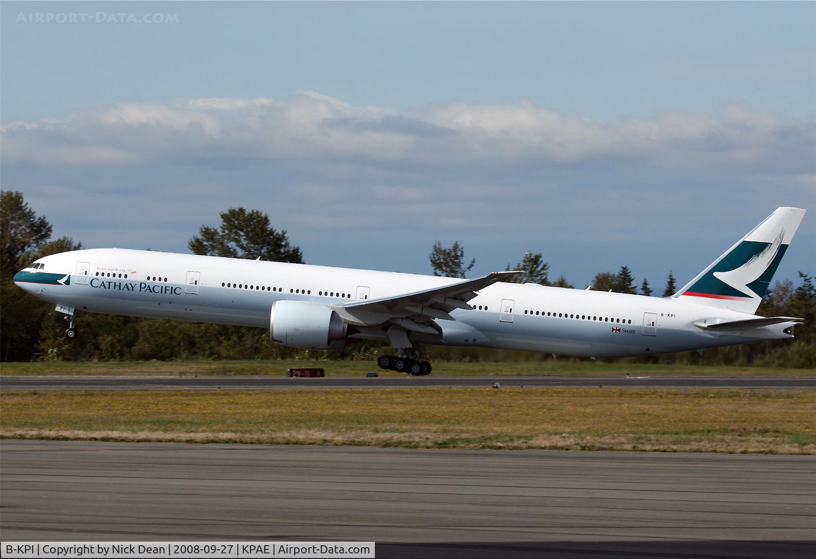 B-KPI, 2008 Boeing 777-300/ER C/N 36833, /