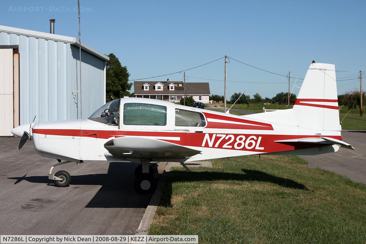 N7286L, 1972 Grumman American AA-5 Traveler C/N AA5-0286, /