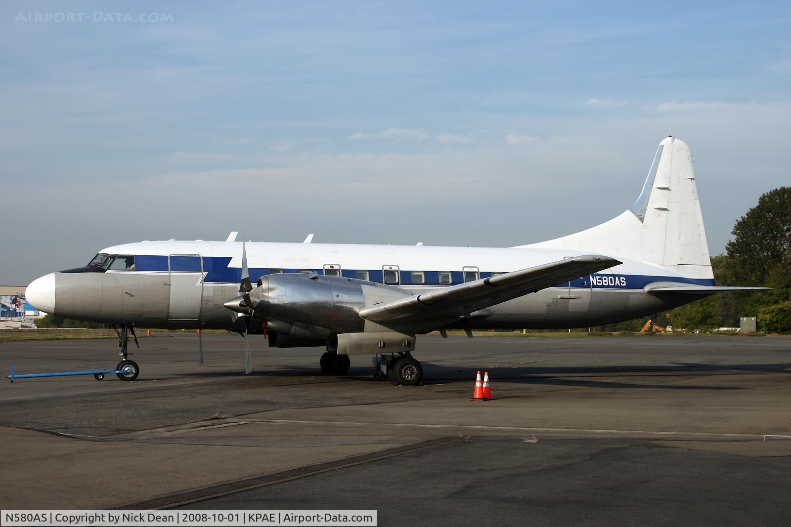 N580AS, 1952 Convair CV-340-31 (CV-580) C/N 2, /