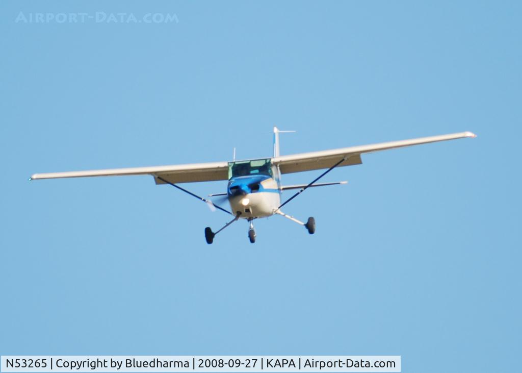 N53265, 1981 Cessna 172P C/N 17274714, On final for 17L.