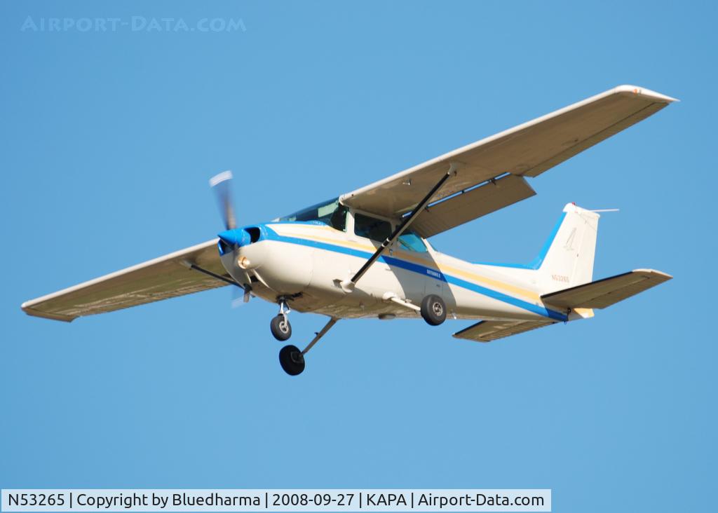 N53265, 1981 Cessna 172P C/N 17274714, On final for 17L.