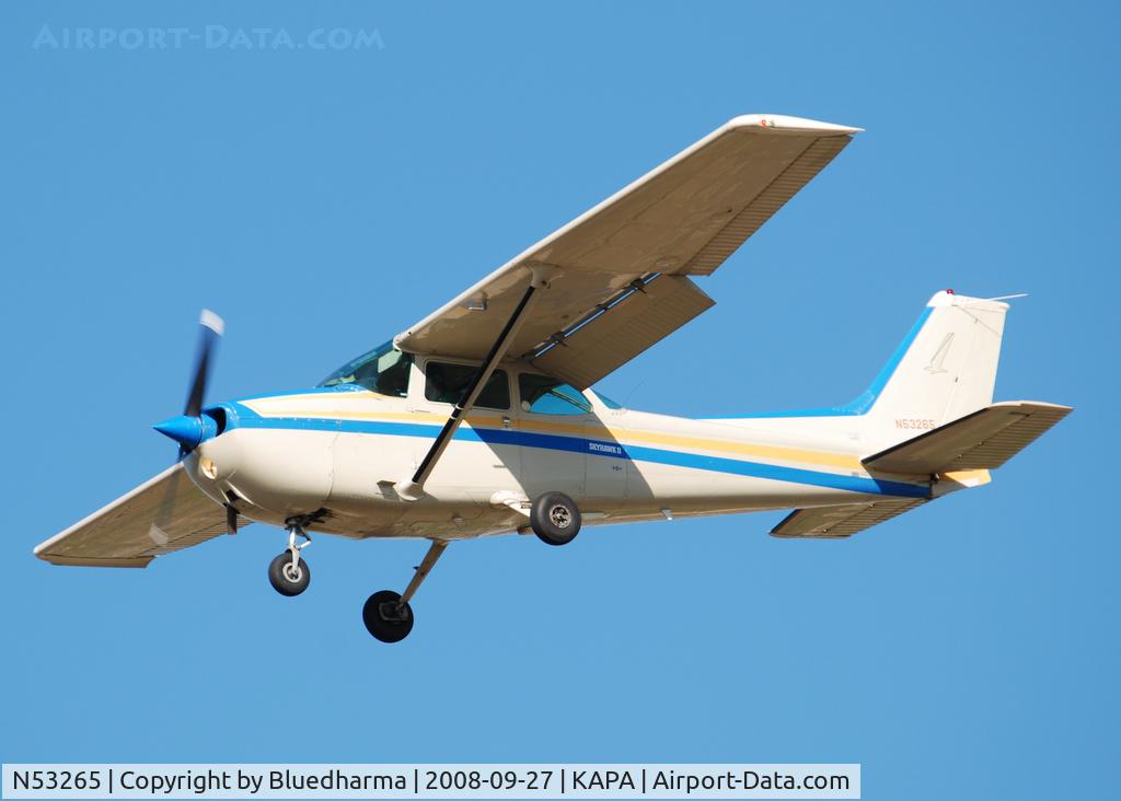 N53265, 1981 Cessna 172P C/N 17274714, On final for 17L.