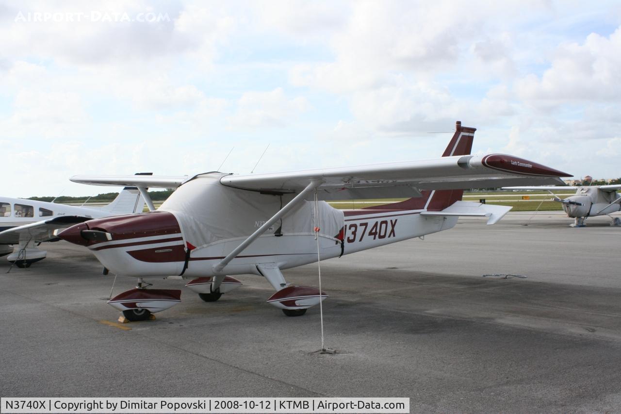 N3740X, 1968 Aero Commander 100-180 Lark Commander C/N 5050, Tamiami Airport