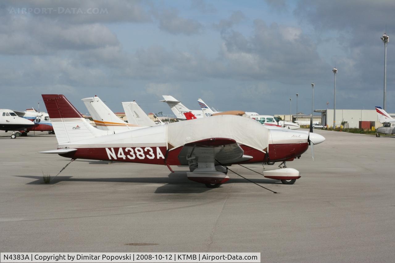 N4383A, 1984 Piper PA-28-181 C/N 28-8590019, Tamiami Airport