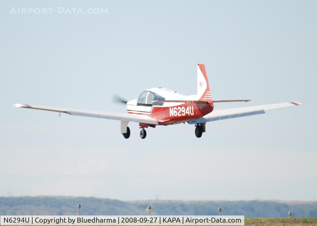 N6294U, 1962 Mooney M20C Ranger C/N 2133, On Final approach for 17L.