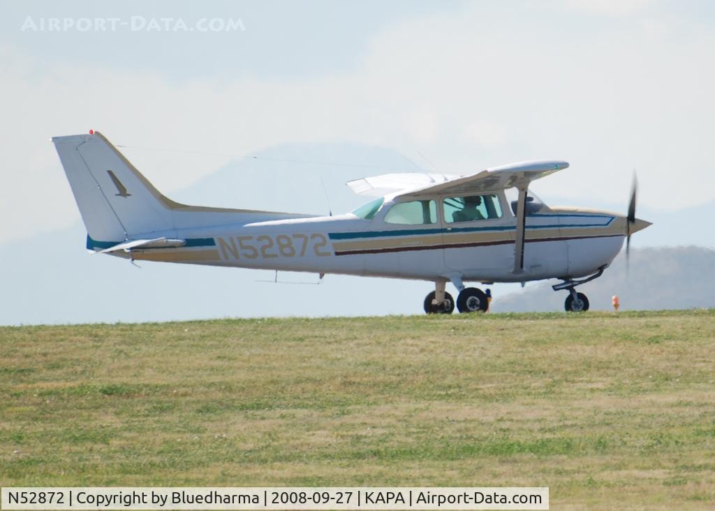 N52872, 1981 Cessna 172P C/N 17274625, Position and hold for 17L.