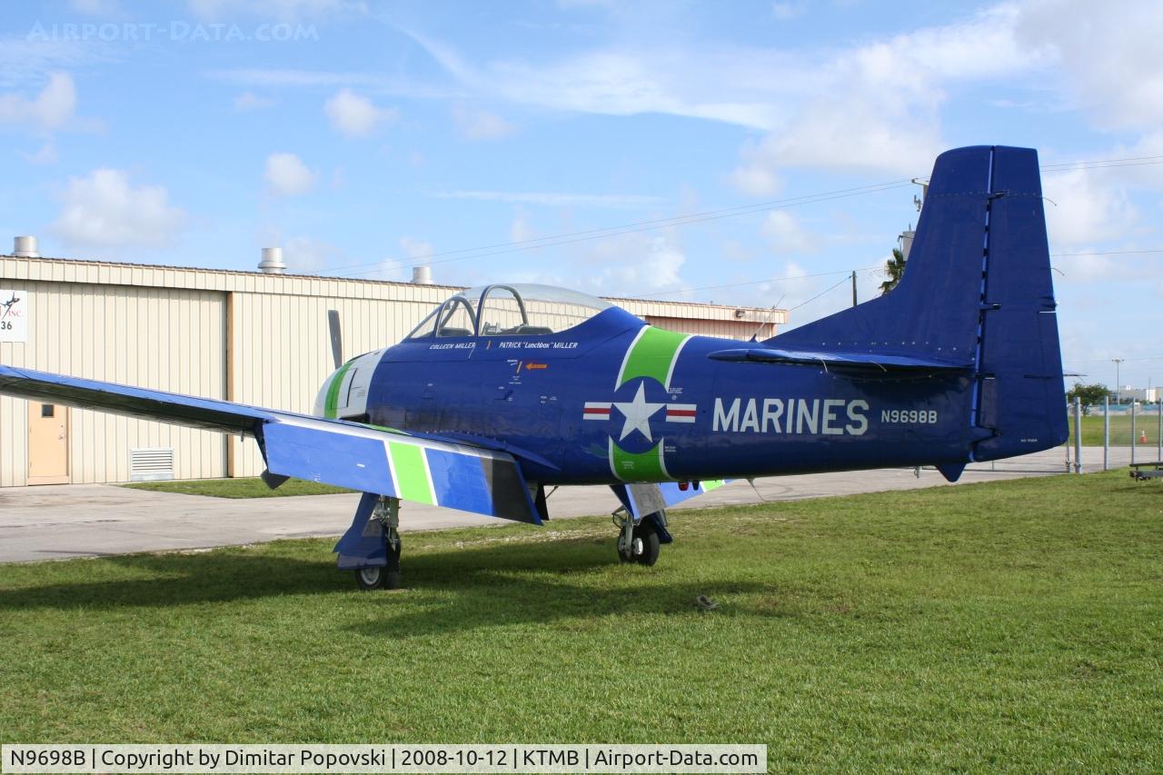 N9698B, 1950 North American T-28A Trojan C/N 50-225, Tamiami Airport
