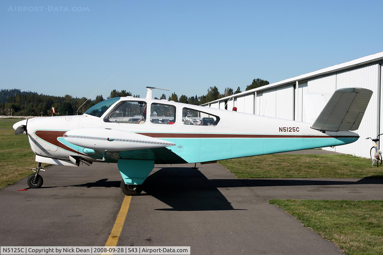 N5125C, Beech B35 C/N D-2410, S43