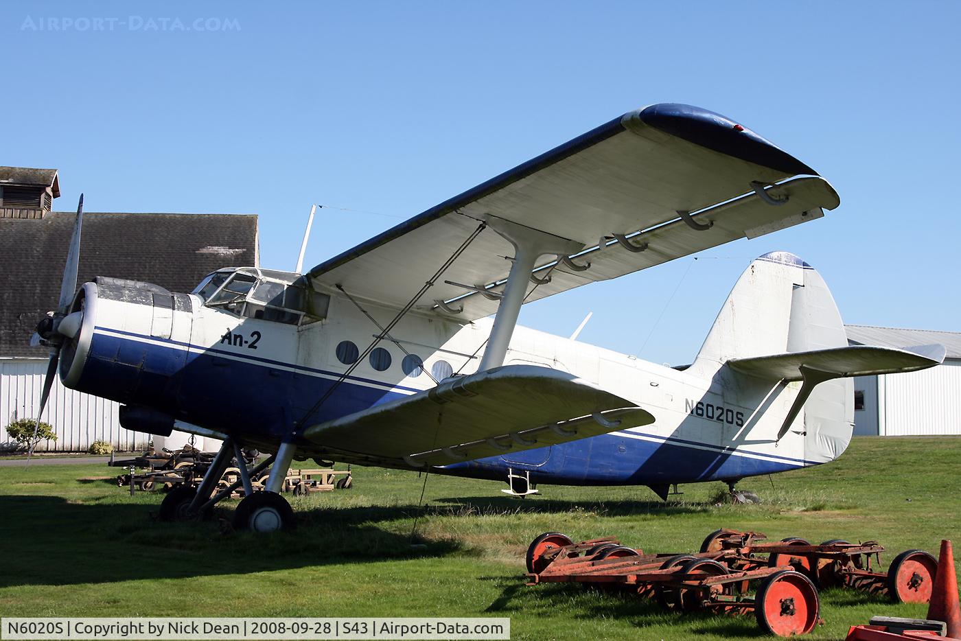 N6020S, 1985 Antonov An-2 C/N 1G21514, S43