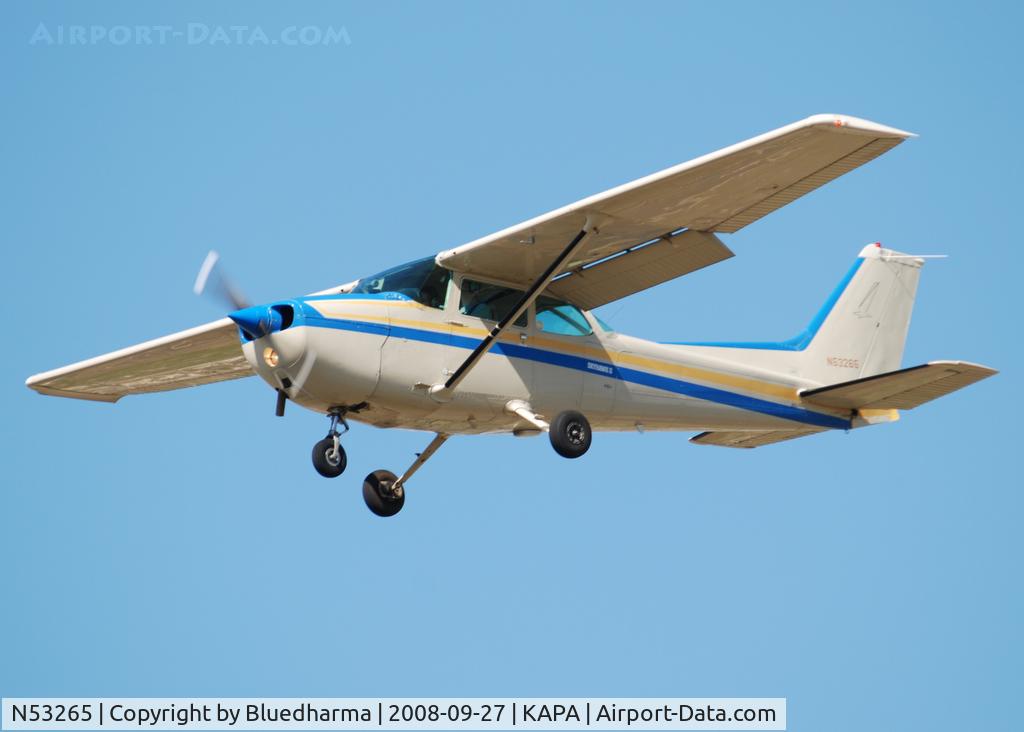N53265, 1981 Cessna 172P C/N 17274714, Final approach to 17L.