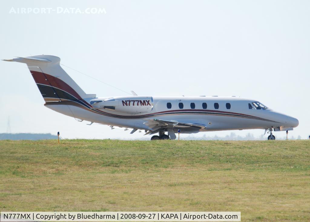 N777MX, 1984 Cessna 650 C/N 650-0051, Position and Hold for 17L.