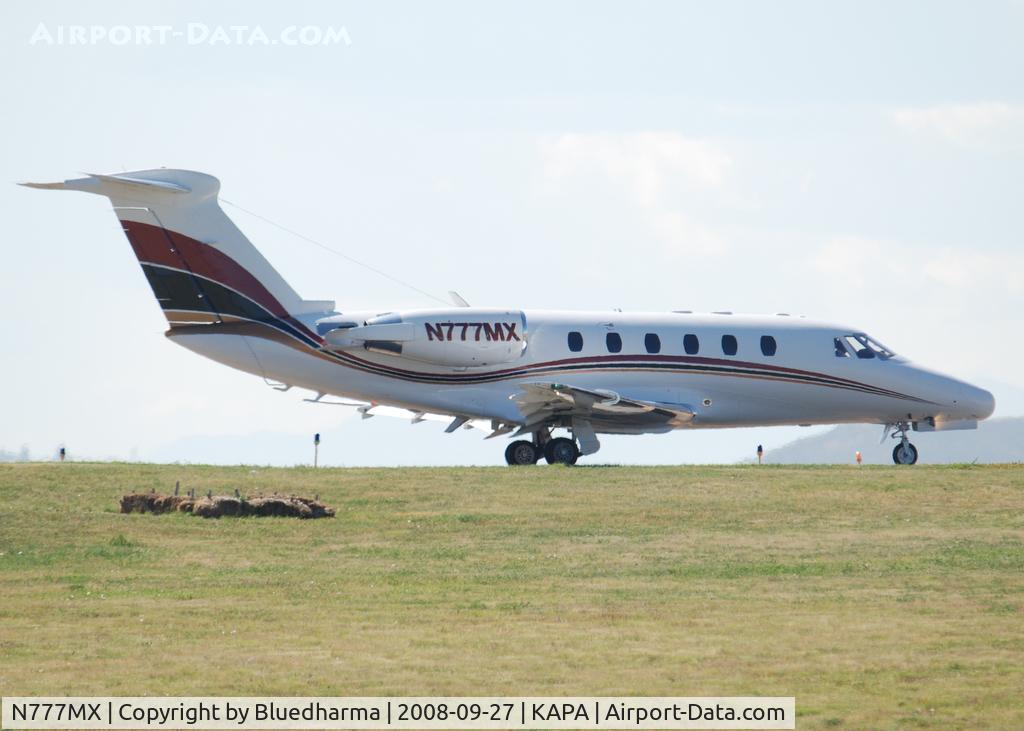 N777MX, 1984 Cessna 650 C/N 650-0051, Position and Hold for 17L.