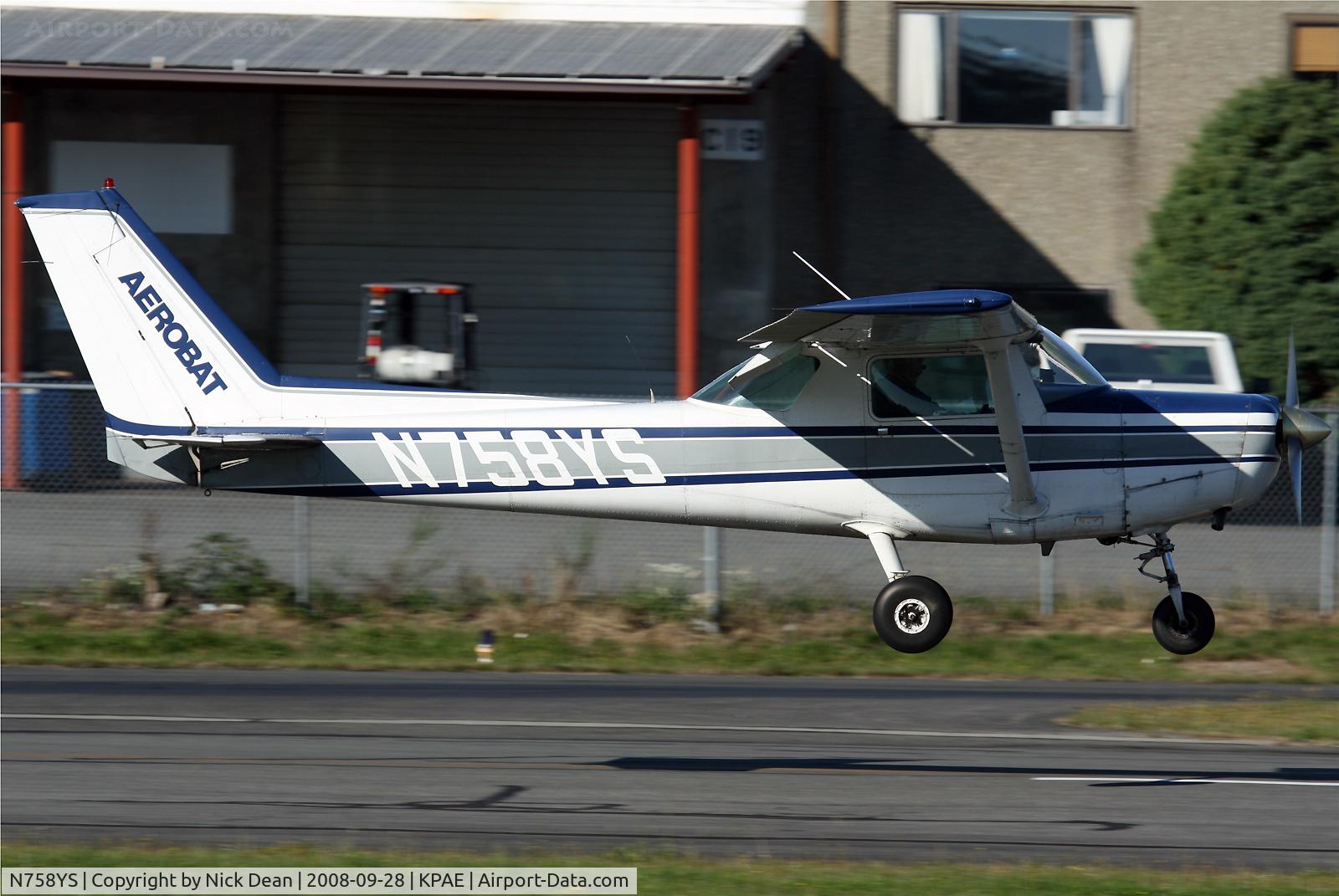 N758YS, 1982 Cessna A152 Aerobat C/N A1521017, /