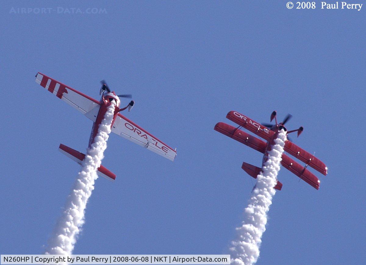 N260HP, 2010 Aviat Pitts S-1S C/N 0001, Leading the two-ship