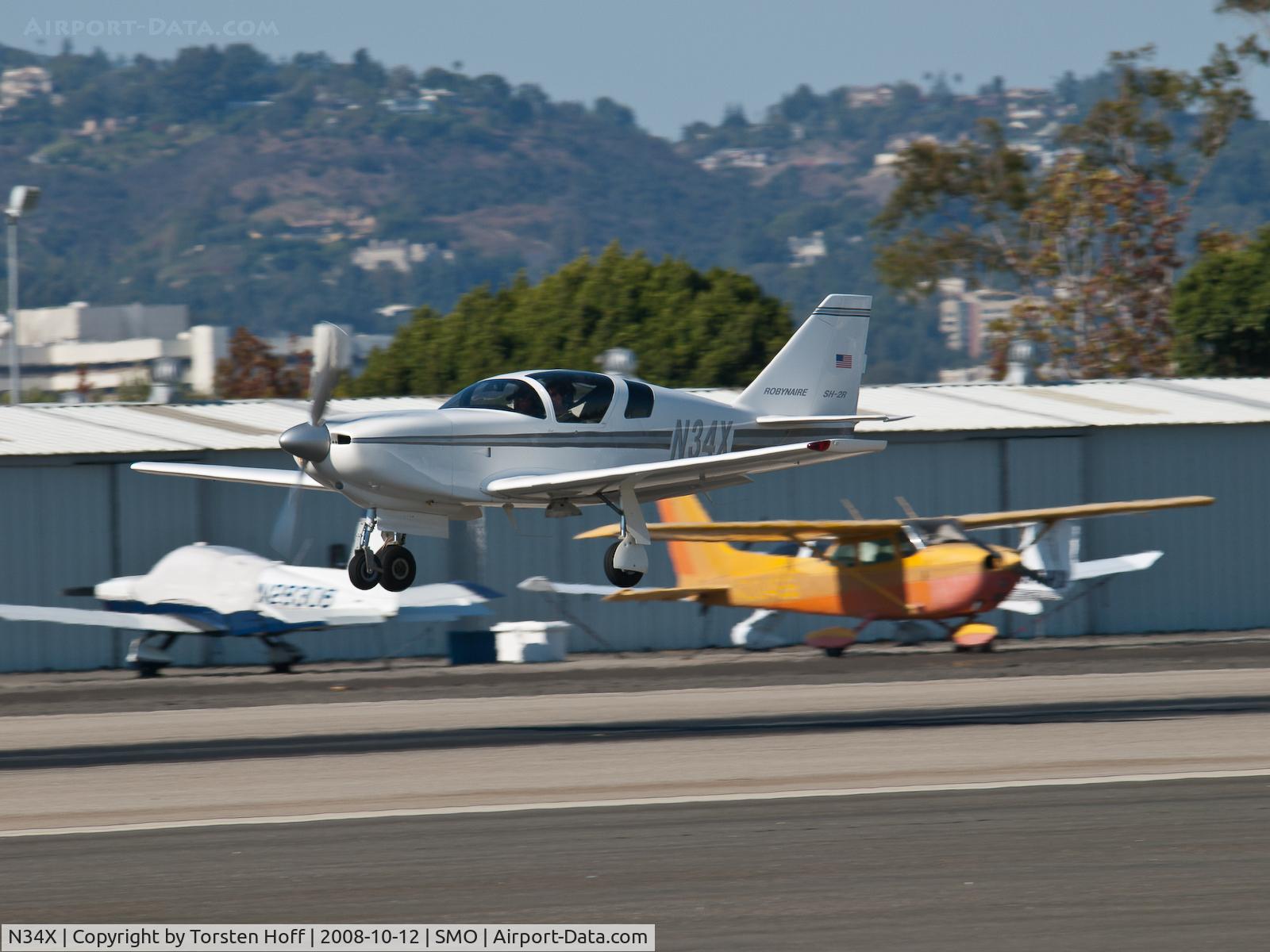 N34X, 1987 Stoddard-Hamilton Glasair SH-2R C/N 653, N34X arriving on RWY 21