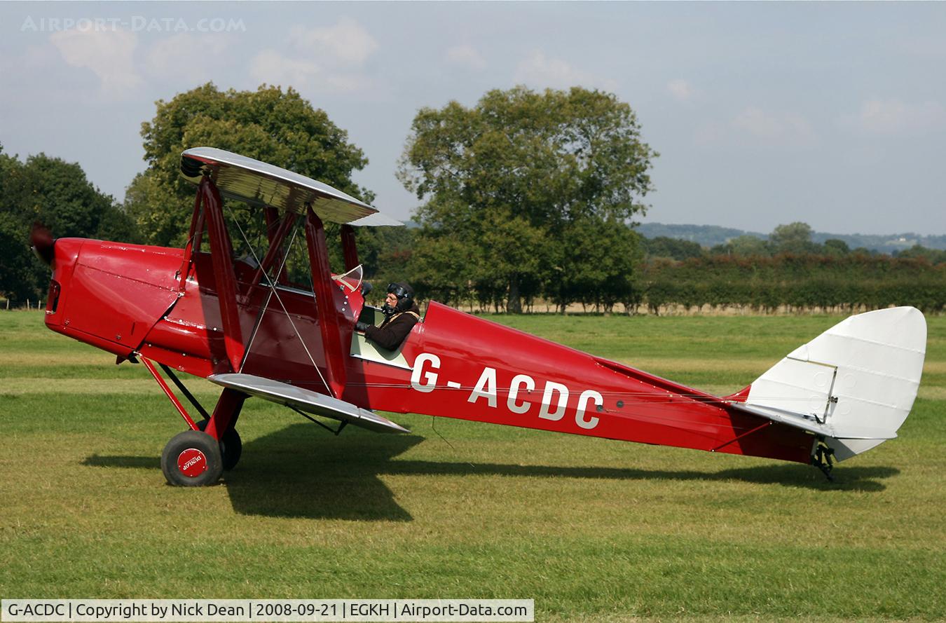 G-ACDC, 1933 De Havilland DH-82A Tiger Moth II C/N 3177, /