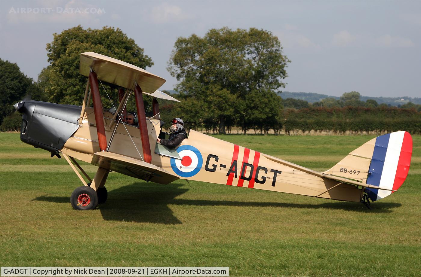 G-ADGT, 1935 De Havilland DH-82A Tiger Moth II C/N 3338, /