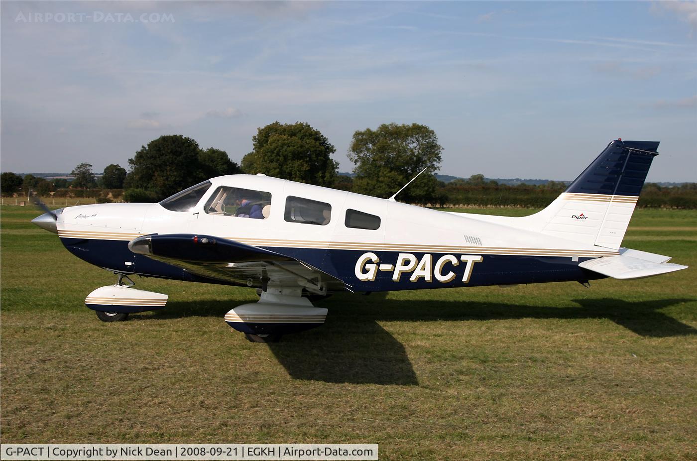 G-PACT, 2003 Piper PA-28-181 Cherokee Archer III C/N 2843546, /