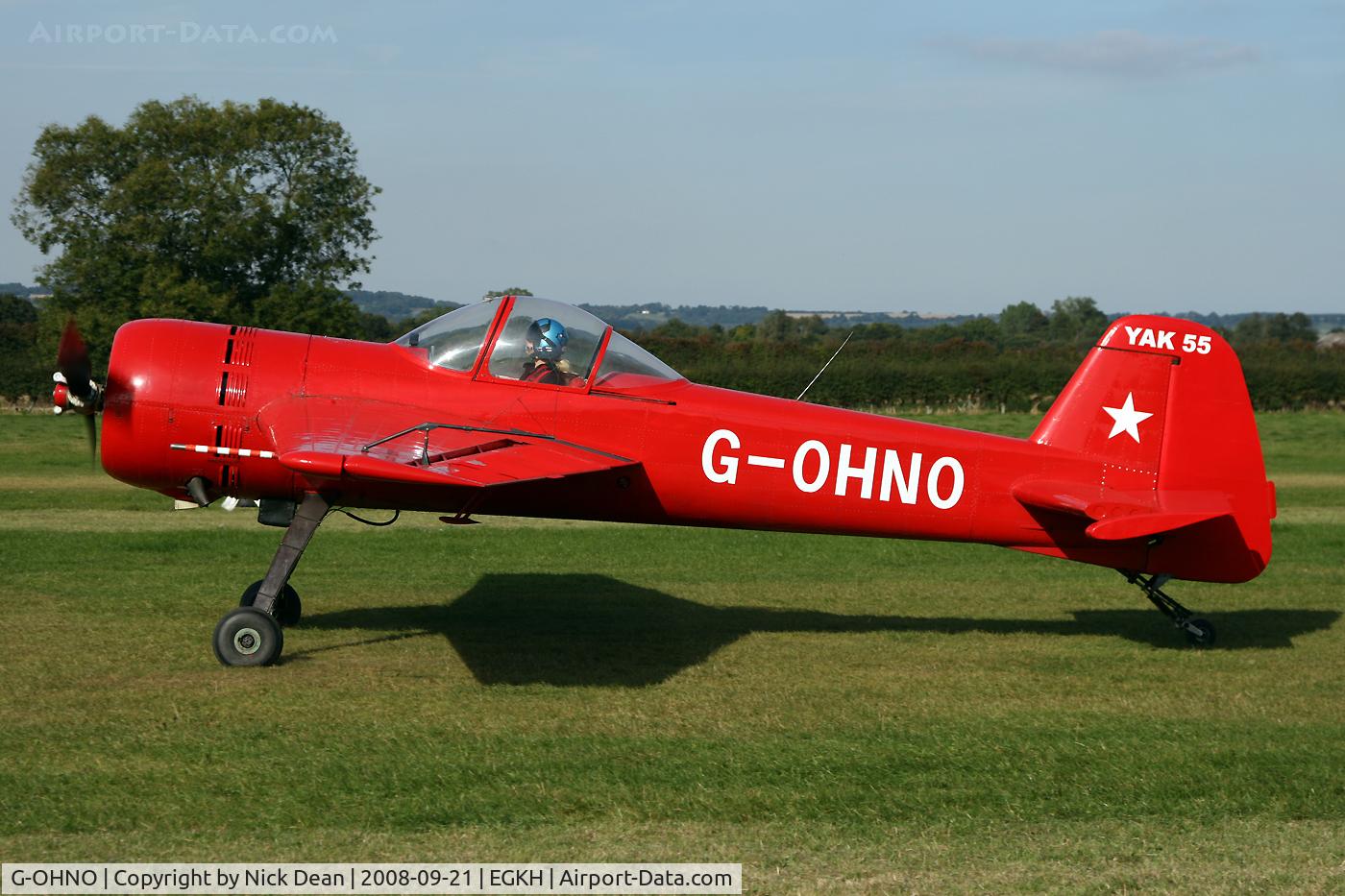 G-OHNO, 1990 Yakovlev Yak-55 C/N 901104, /