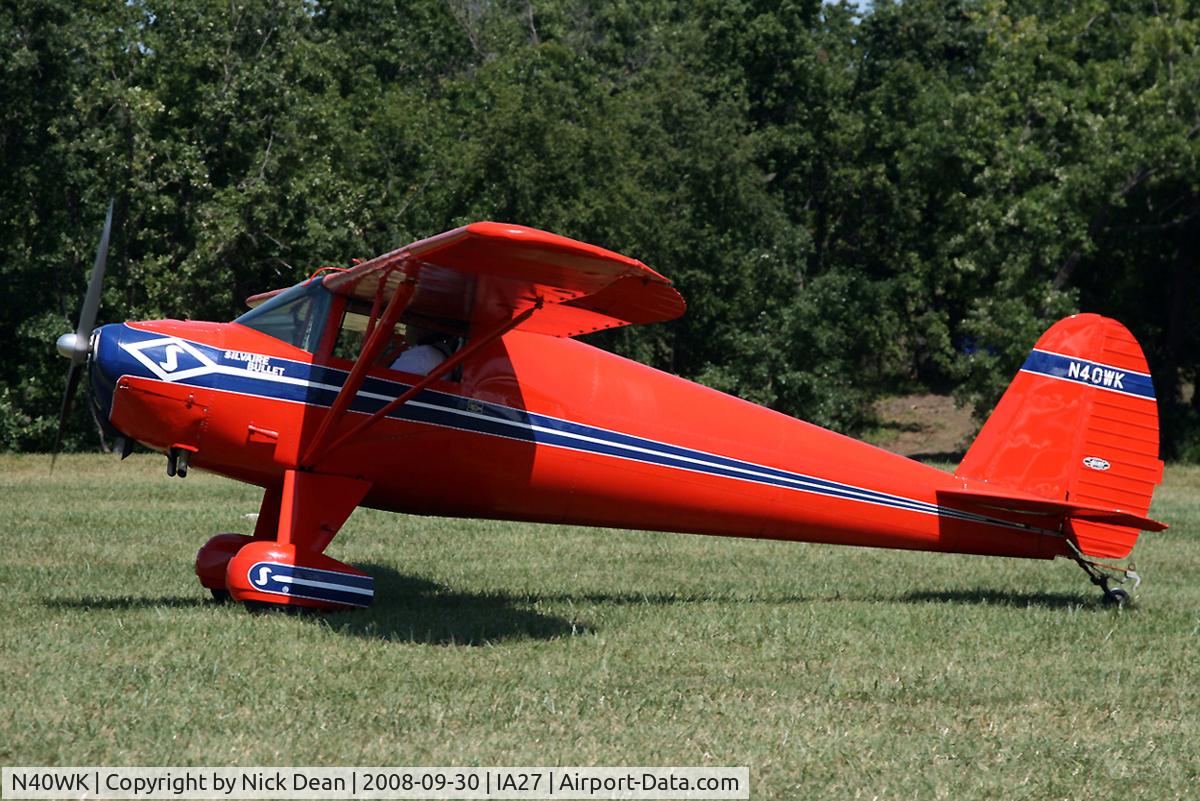 N40WK, 1940 Luscombe 8C Silvaire C/N 1484, /
