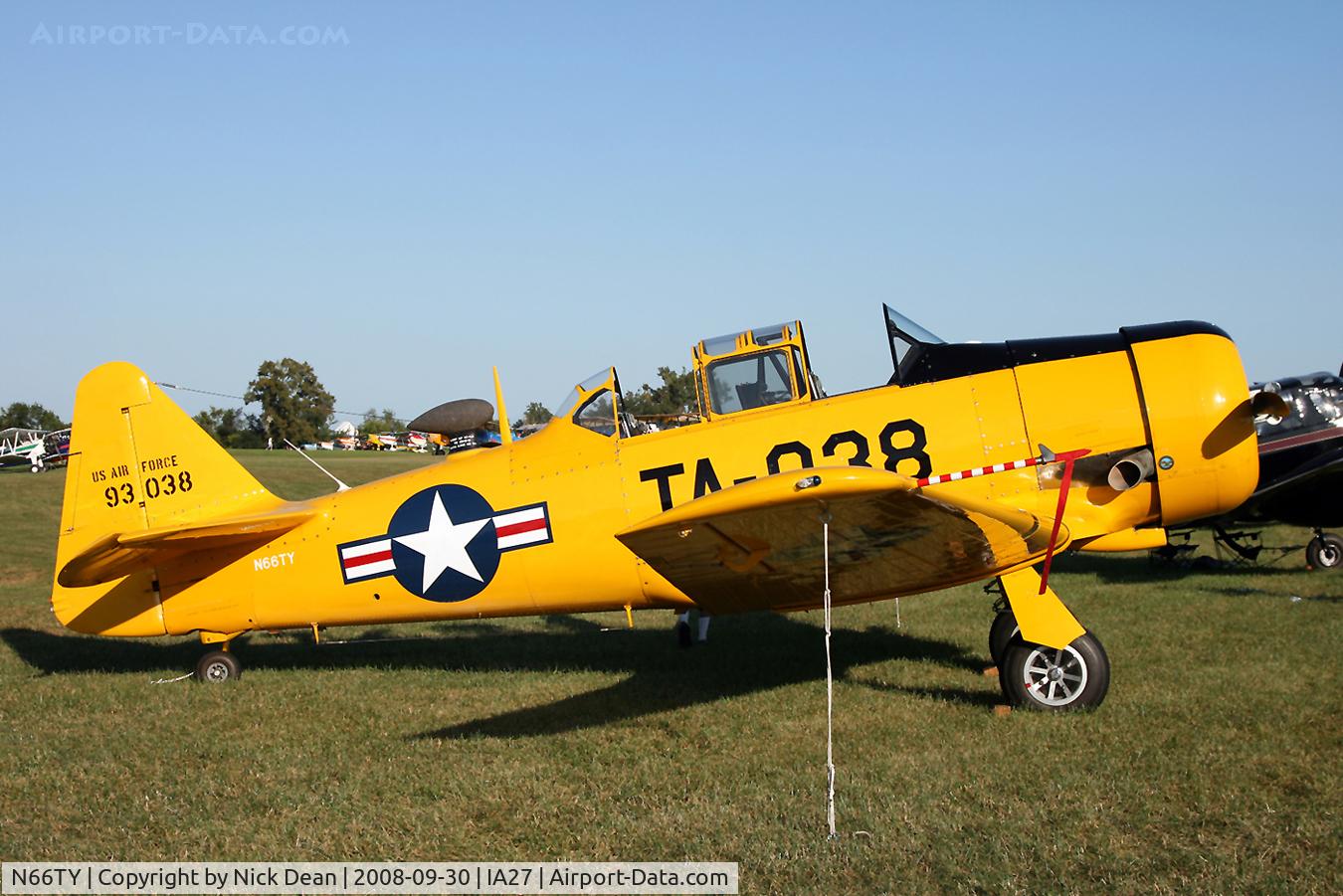 N66TY, North American T-6G Texan C/N 168-142, /