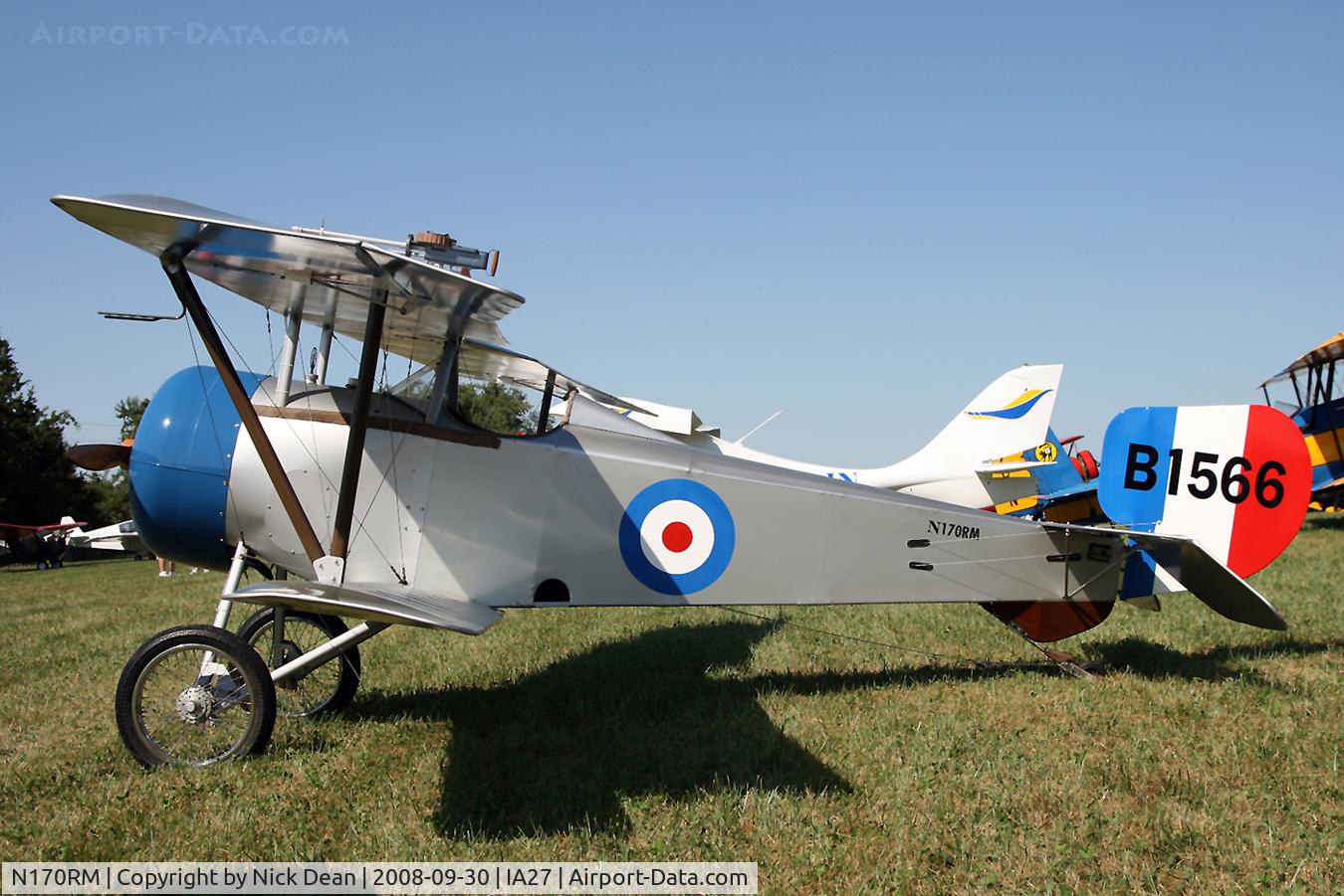 N170RM, 1998 Nieuport 17 Replica C/N 30, /