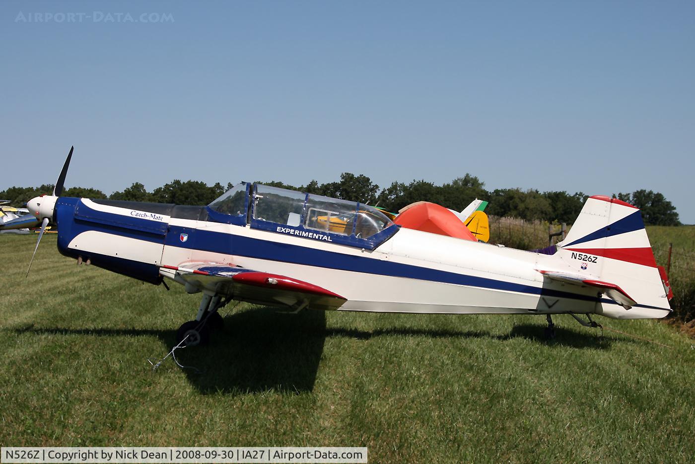 N526Z, 1976 Zlin Z-526F Trener Master C/N 1288, /