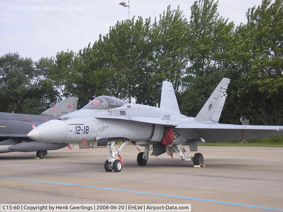 C15-60, 1989 McDonnell Douglas EF-18A+ Hornet C/N 0842/A582, Dutch AF Openday , Leeuwarden AFB , 2008 / Spanish AF