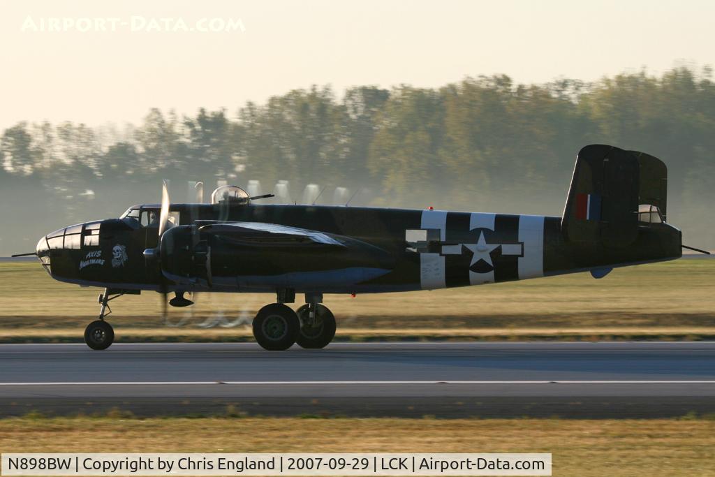 N898BW, 1945 North American TB-25N Mitchell C/N 108-47749 (45-8898), early morning take-off at GML2007