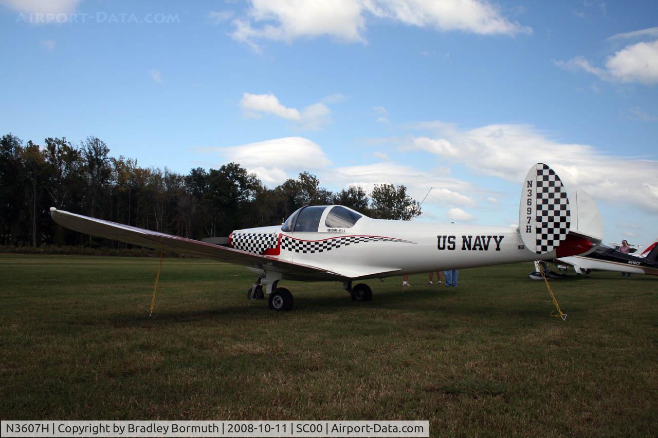 N3607H, 1946 Erco 415C Ercoupe C/N 4232, Taken during the 2008 Triple-Tree Fly-In