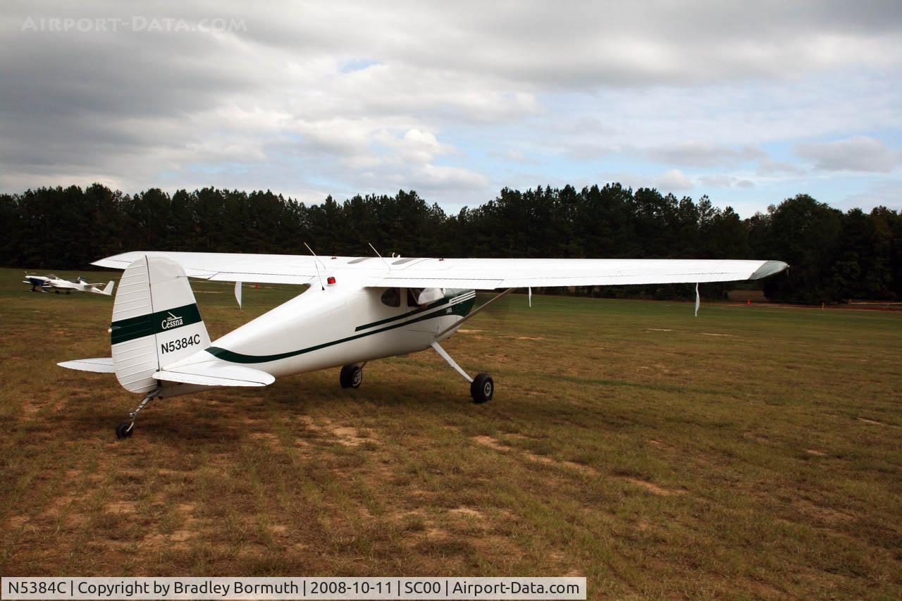 N5384C, 1950 Cessna 140A C/N 15517, Taken during the 2008 Triple-Tree Fly-In