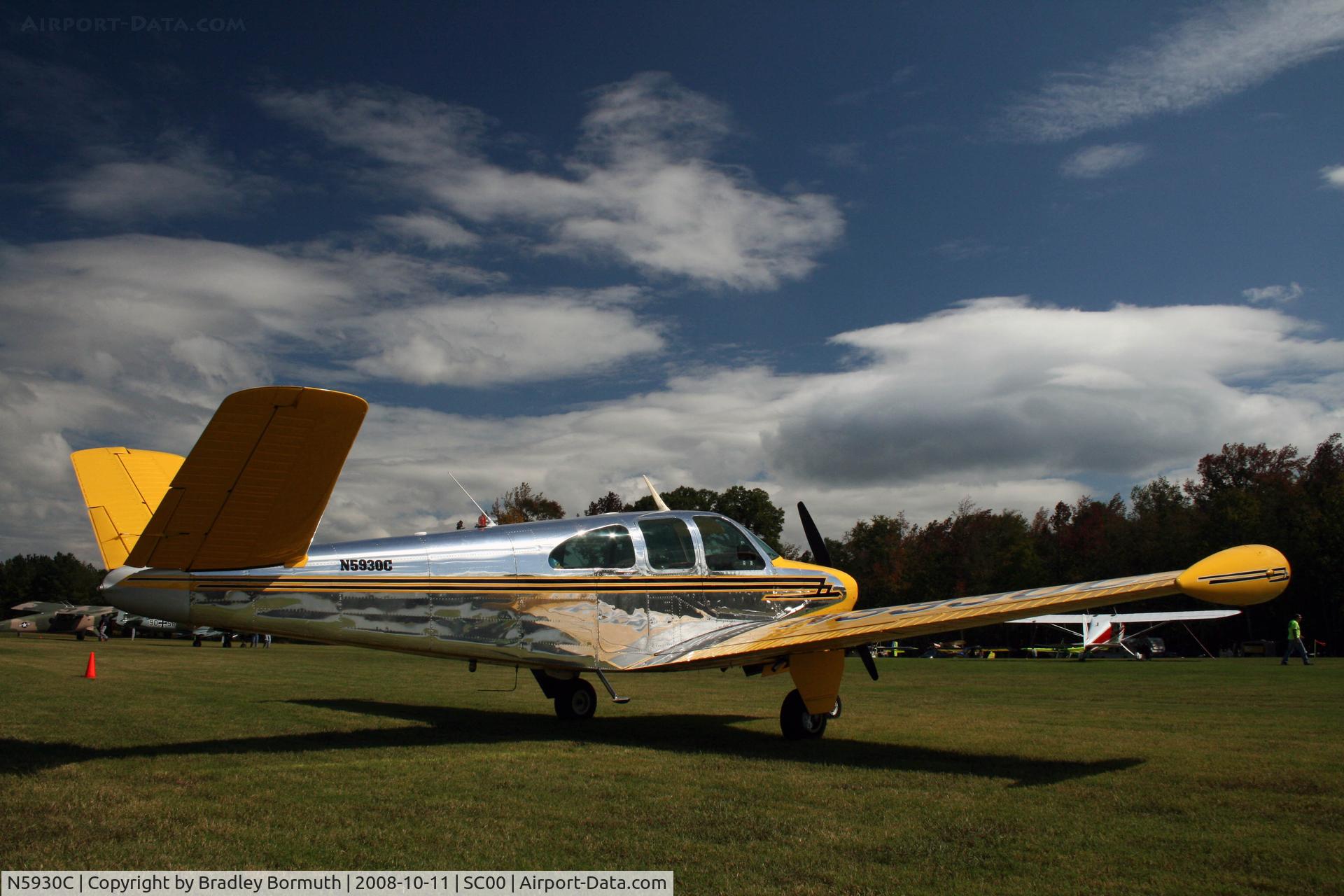 N5930C, 1952 Beech C35 Bonanza C/N D-3291, Taken during the 2008 Triple-Tree Fly-In