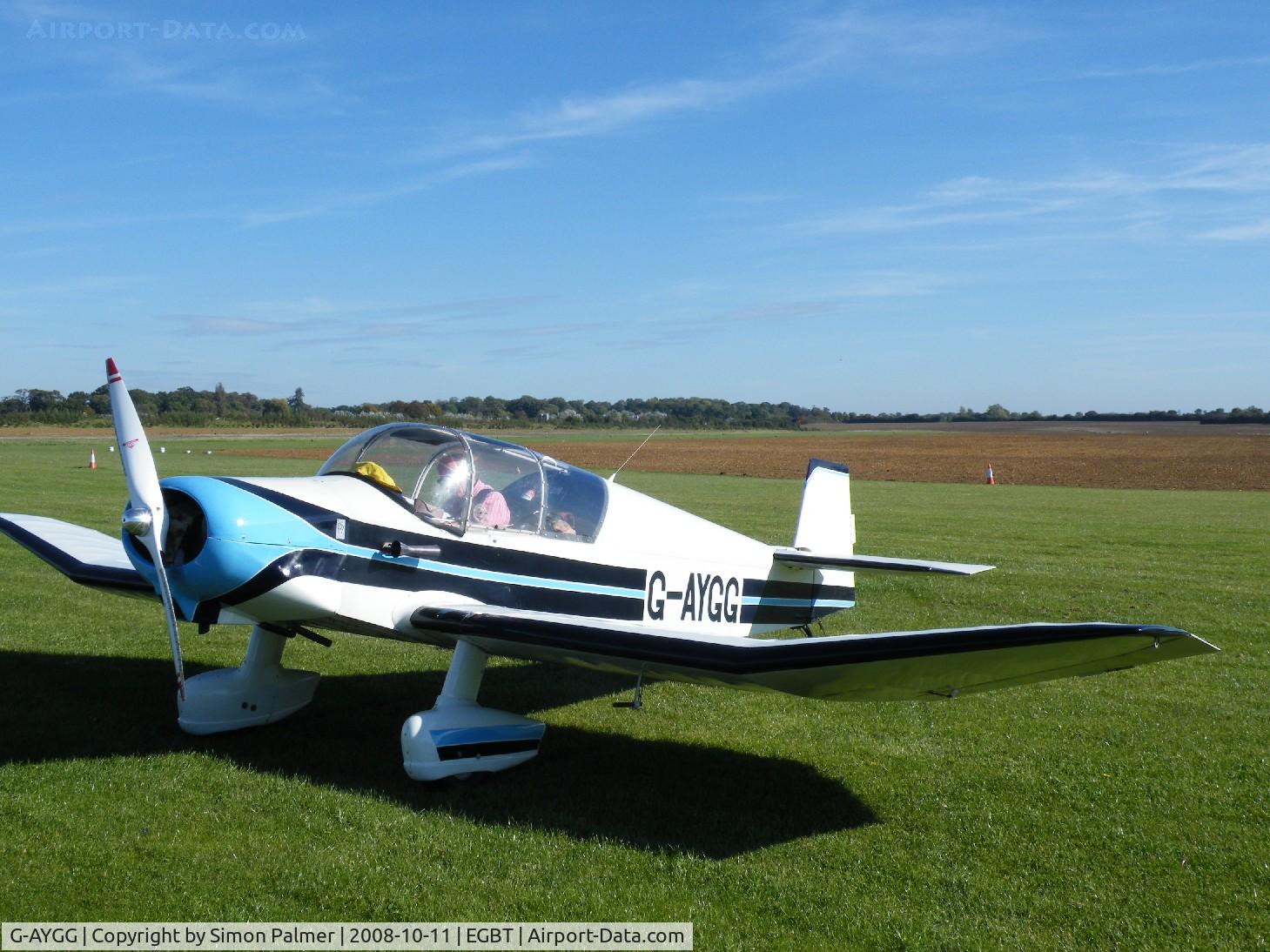 G-AYGG, 1960 Jodel (Wassmer) D-120 Paris-Nice C/N 184, Jodel D120 visiting Turweston