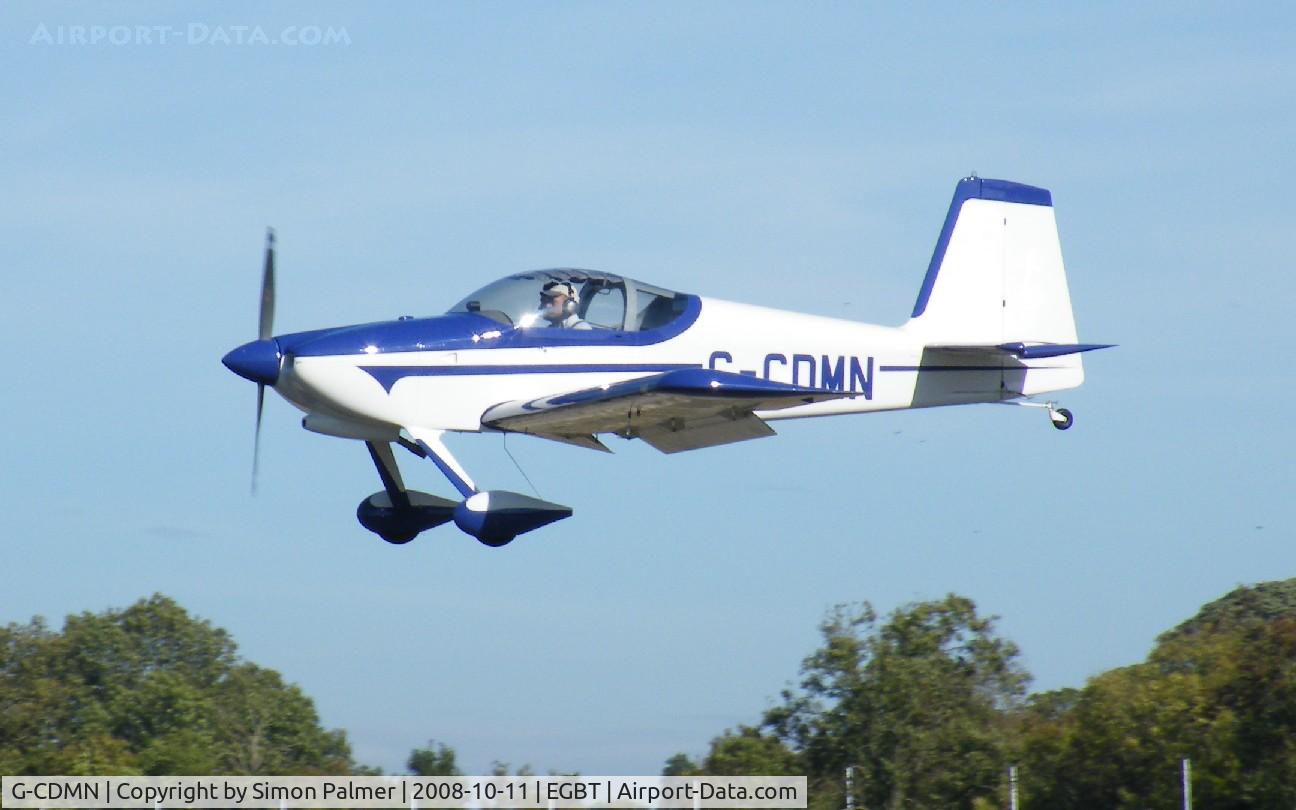 G-CDMN, 2007 Van's RV-9 C/N PFA 320-14108, RV-9 visiting Turweston from Kent