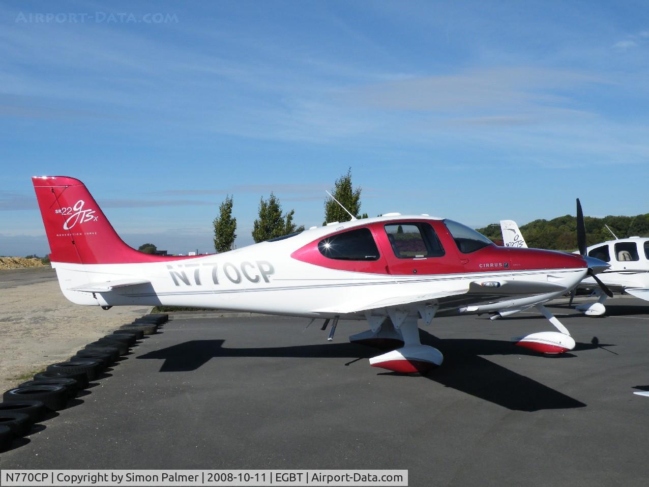 N770CP, 2008 Cirrus SR22 C/N 3045, Cirrus at Turweston