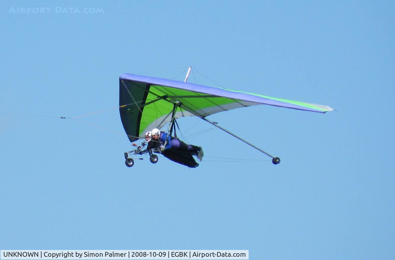 UNKNOWN, Ultralights various C/N Unknown, Hang Glider being aerotowed at Sywell