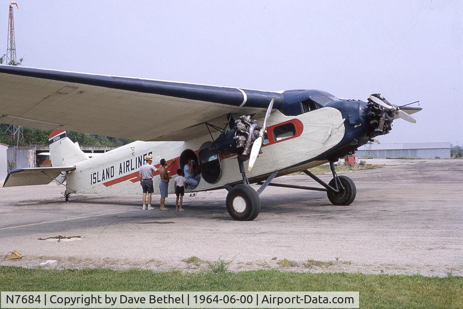 N7684, Ford 4-AT-B Tri-Motor C/N 42, Taken at Cedar Point, OH in June 1964