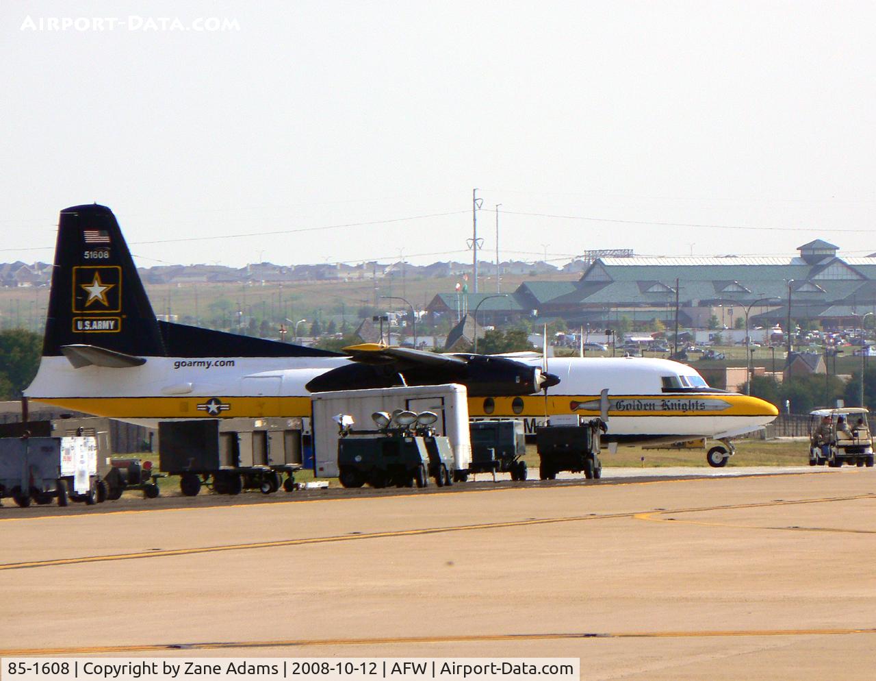 85-1608, 1984 Fokker C-31A (F27-400M) Troopship C/N 10668, At the 2008 Alliance Airshow