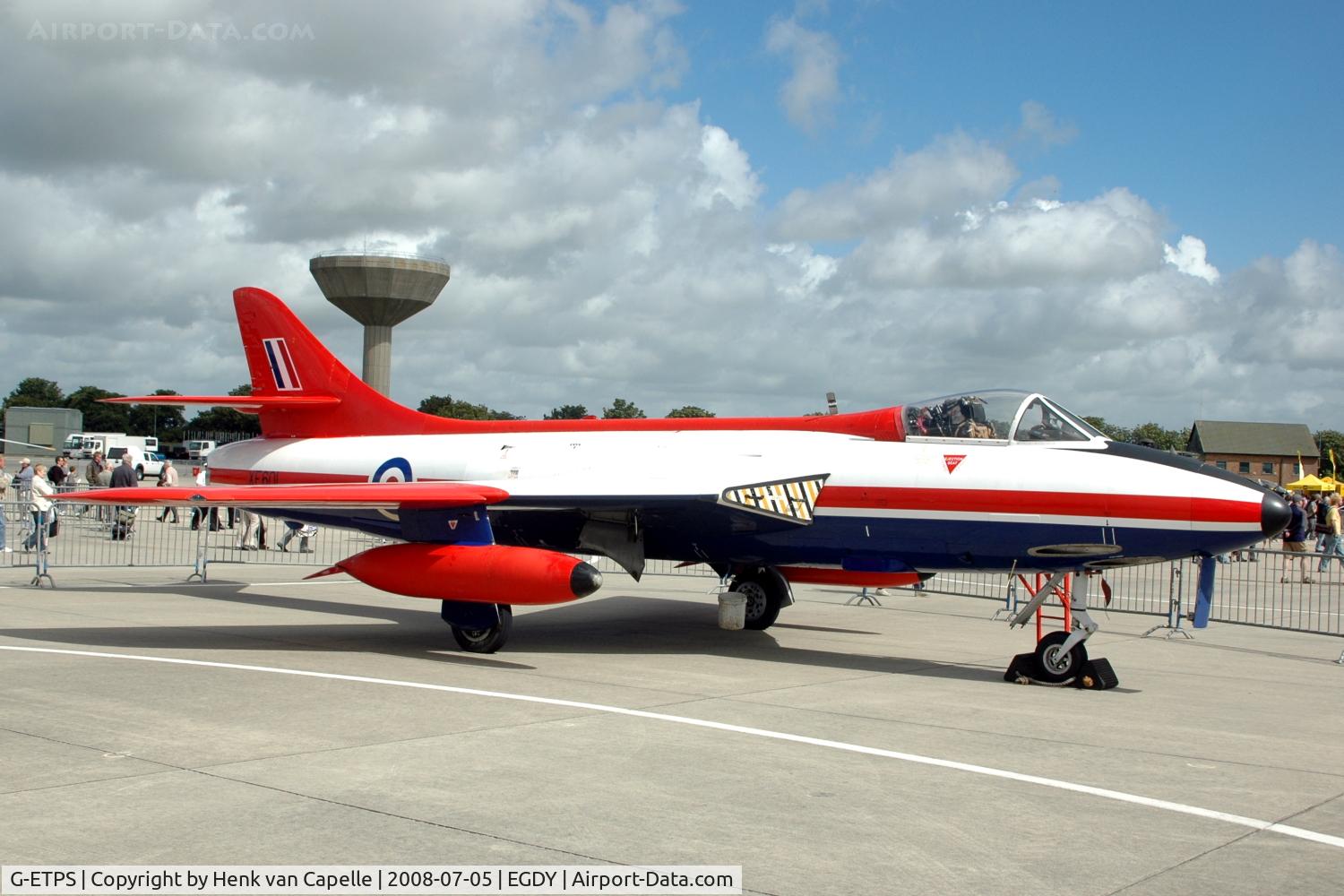 G-ETPS, 1956 Hawker Hunter FGA.9 C/N 41H/679959, Ex A&AEE Hunter XE601 at Yeovilton Air Day 2008.