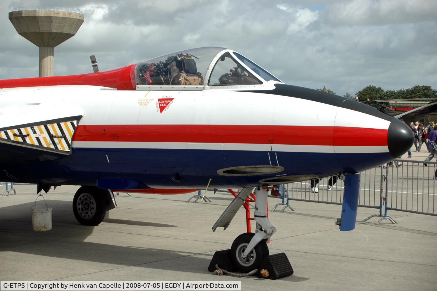 G-ETPS, 1956 Hawker Hunter FGA.9 C/N 41H/679959, Ex A&AEE Hunter XE601 at Yeovilton Air Day 2008.
