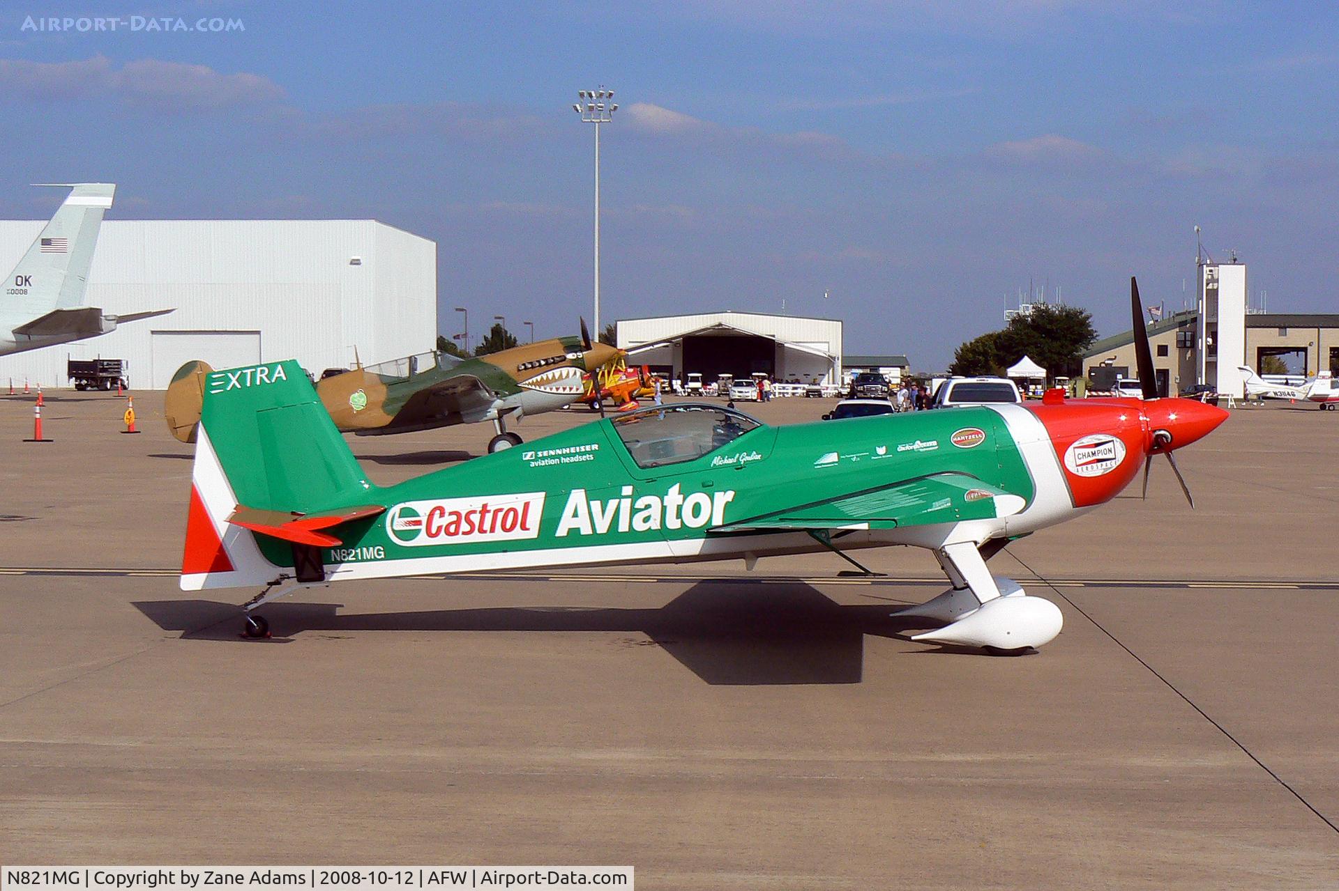 N821MG, 2006 Extra EA-300S C/N 1035, At the 2008 Alliance Airshow