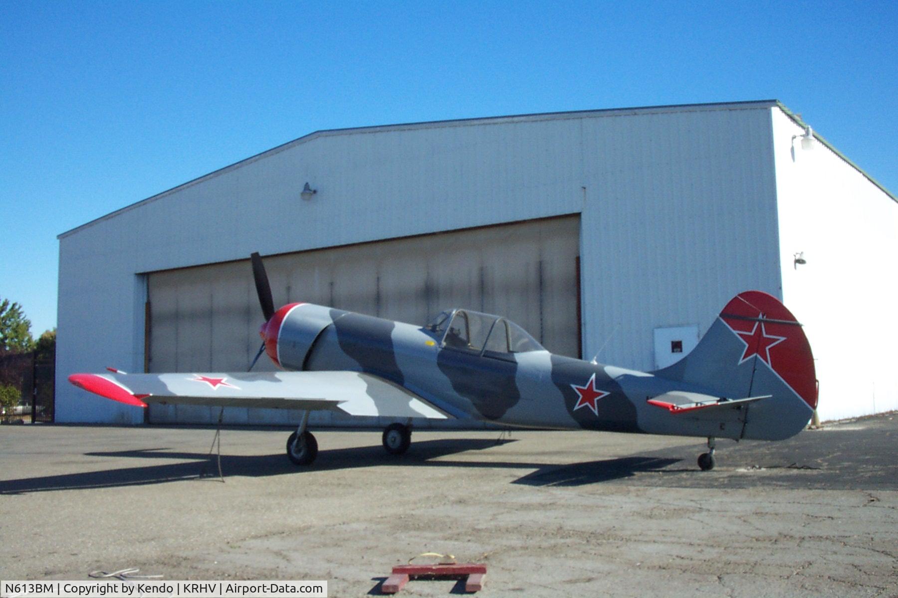 N613BM, 1984 Yakovlev YAK-50 C/N 842803, Oct '08 KRHV