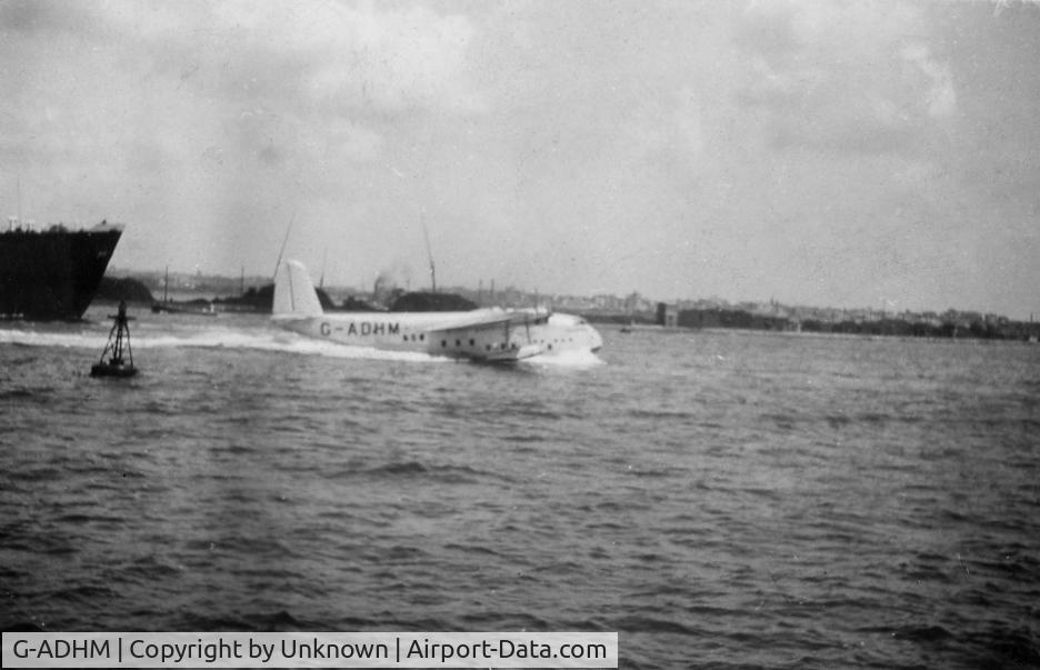 G-ADHM, 1936 Short S.23 Empire C/N S.804, Photograph found with mothers personal effects
