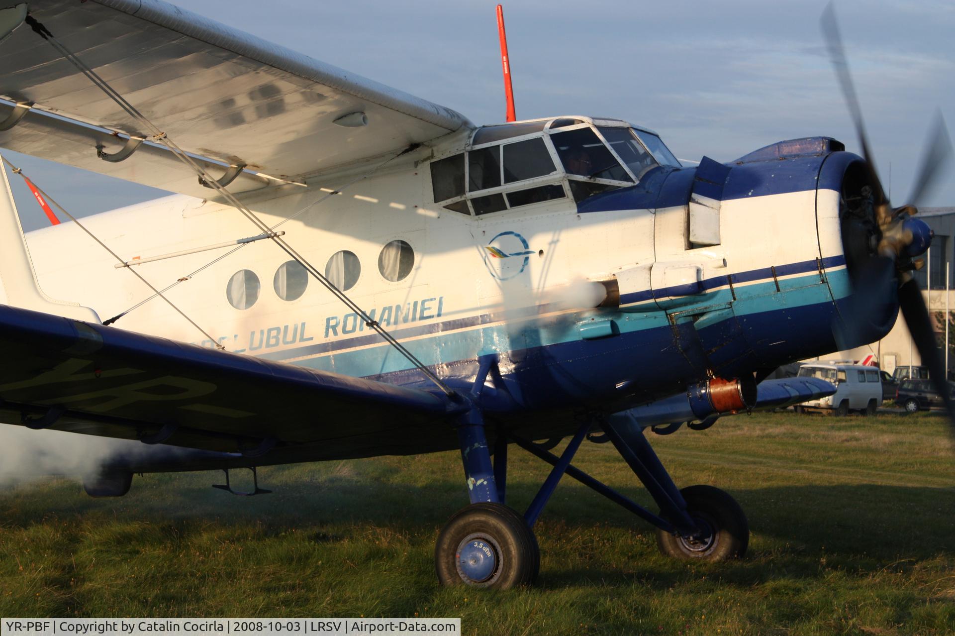 YR-PBF, 1977 PZL-Mielec AN-2 C/N 1G177-29, Smoky start-up